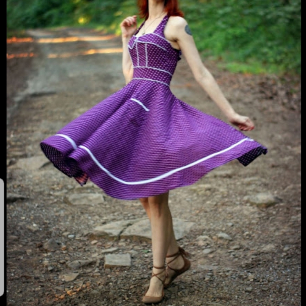 Hell Bunny Vixen Polka dot Dress